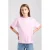 America Today T-shirt met backprint – lichtroze