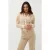 EsQualo Blouse Mesh Marble Dream Print