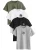 Next Shirt  grijs / kaki / zwart / wit