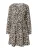 VILA Jurk ‘KRISTINA’  lichtbeige / zwart / wit