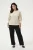 Blouse met lange mouwen Regular fit cream