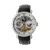 Heritor automatisch Aries-skelethorloge met leren band