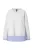 Ulla Popken Sweatshirt  blauw / lichtgrijs / wit