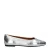Vagabond leren ballerina’s zilver
