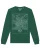 Watapparel Sweatshirt ‘City maps Berlin Landkarte’  groen / donkergroen / wit