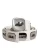 Metaalaccent Leren Riem