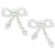 Notre-V Sieraden Earrings Bow Pearls Wit – One size