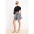TRENDYOLMİLLA Dames Grijs Effen Kort / Mini Skater Rokken