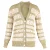 Gucci Loved Oversized Lurex Cardigan in Gouden Wol