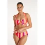 ten Cate Beach TC WOW high waist bikinibroekje roze/rood/paars