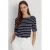 Lauren Ralph Lauren gestreepte top donkerblauw