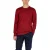 Ronde Hals Sweatshirt Effen Bordeaux
