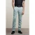 John Varvatos Slim Fit Pants With Welt Hip Pocket And Pond Blue