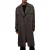 AllSaints Castor Trench Brown Check