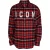 Dsquared2 Flanellen overhemd Rood