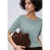 Street One Dames Shirt met boothals in Blauw