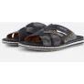 Rieker Rieker Serbia Slippers blauw Leer