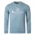 Aquascutum Heren Sweatshirt met groot logo Active (Blauw)