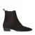 Manfield suède chelsea boots donkerbruin