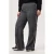 Miss Etam Plus wide leg regular waist pantalon met krijtstreep antraciet