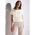 Street One Dames Shirt met tekst artwork in Wit