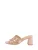 love & roses Muiltjes  beige / oudroze