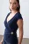 Dames Slim Fit Wikkelblouse