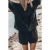 Mikuta The Dark Towelling Co-ord Shirt Black