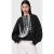AllSaints Metallo Dana Sweat Black
