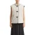 Dames Gilet teddy statement met contrasterende bies COMMA
