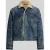 Polo Ralph Lauren Jeansjack met teddy kraag van puur katoen