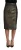 GF Ferre Vrouwen Metallic Grijze Hoge Taille Koker Midi Rok