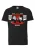 LOGOSHIRT Shirt ‘Batman vs. Superman’  rood / zwart / wit
