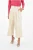 Dubbelgeplooide utility-broek met wijde pijpen in beige