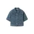 NAME IT KIDS denim gebloemde blouse medium blue denim
