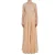 Dolce Gabbana Maxi Jurk Beige Geplooid