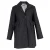 Christian Dior Grijze Wol Pinstripe Eengestrekte Blazer