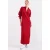 Geweven Tricot Jurk met Halve Col en Rits
