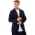 Jack Wills Heren Logo Jersey Blazer (Marine)