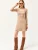olalook Gebreide jurk  beige