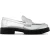 Spiegelende metallic klassieke logo loafers