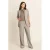 Expresso wide leg broek met krijtstreep – grijs