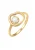 ELLI Ring ‘Organic’  opaal / goud