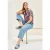 Cecil Dames Shirt met Burnout patroon in Rood