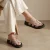 Ann Rocks Ann Rocks Sandalen taupe Pu