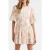 Forever New Jade Angel Sleeve Skater Mini Gold Athena Floral
