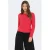 ONLY vest rood gebreid