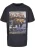 Mister Tee Shirt ‘Alaska’  navy / lichtblauw / lichtbruin / riet