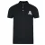 Aquascutum geruit een zwart poloshirt met logo