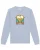 Watapparel Sweatshirt ‘ Hippies Bus ‘  lichtblauw / gemengde kleuren